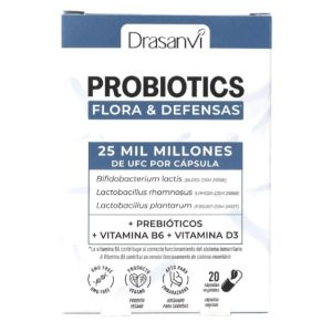 PROBIOTICS FLORA + DEFENSAS 20 CÁPS. DRASANVI