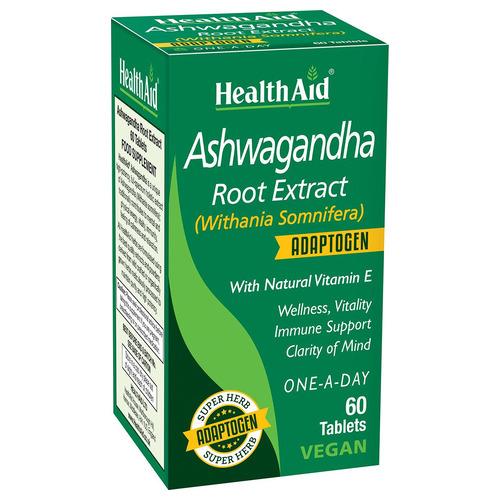 ASHWAGANDHA 60 TABLETAS HEALTH AID