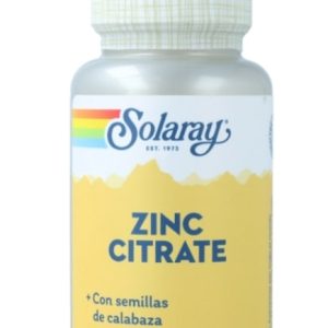 ZINC CITRATE 50MG 60 CÁPS. SOLARAY