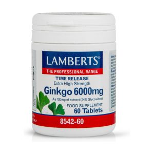 GINKGO BILOBA 60 TABLETAS LAMBERTS