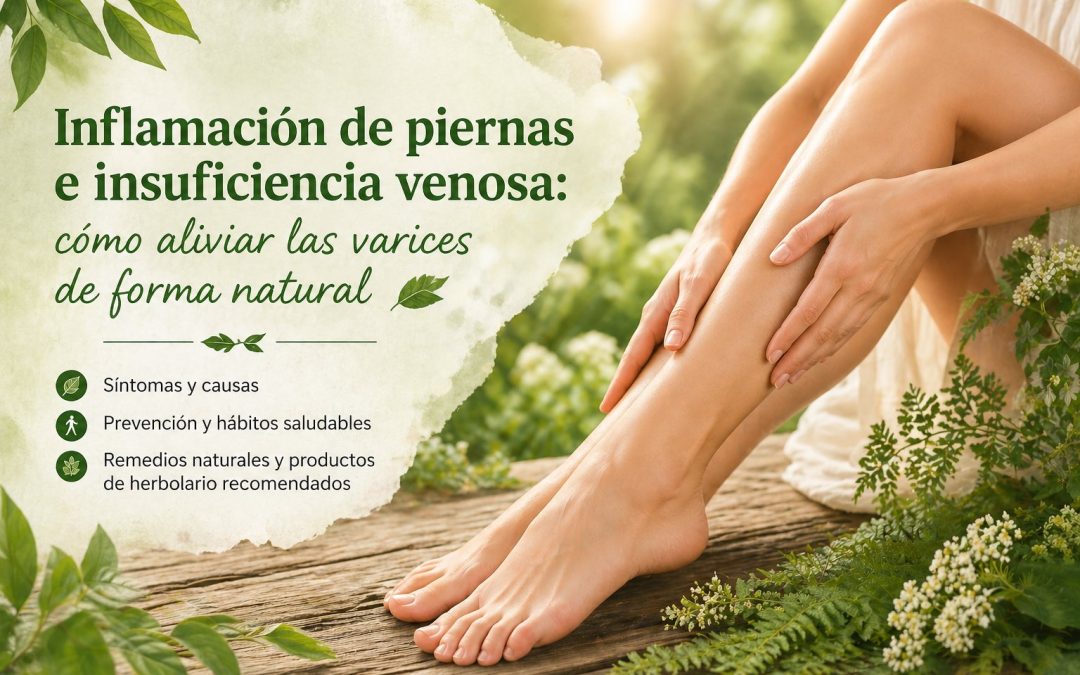 Inflamación de piernas e insuficiencia venosa: causas, síntomas y cómo aliviar las varices de forma natural